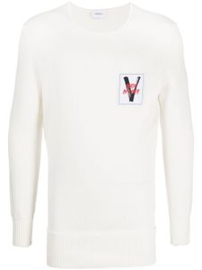 Ports V pull à patch logo - Blanc