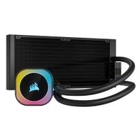 Corsair H115I Processor Kit voor vloeistofkoeling 14 cm Zwart - thumbnail