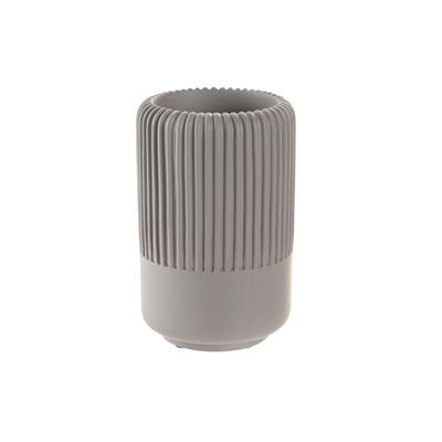 Glas DKD Home Decor 7 x 7 x 11 cm Grijs Cement