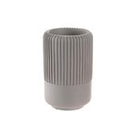 Glas DKD Home Decor 7 x 7 x 11 cm Grijs Cement