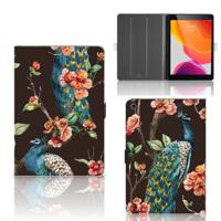 iPad 10.2 2019 | iPad 10.2 2020 | 10.2 2021 Flip Case Pauw met Bloemen