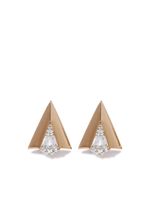 Annoushka puces d'oreilles en or 18ct pavées de diamants - thumbnail