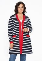 Yoek Cardigan | Blauw | Maat 58/60