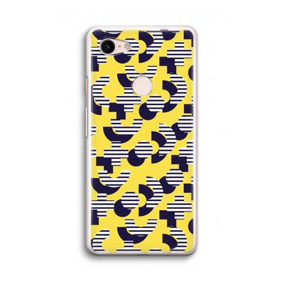 8-bit N°3: Google Pixel 3 Transparant Hoesje