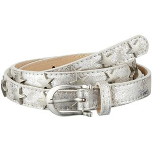 Verkleed/carnaval riem zilver met sterren voor dames 105 cm  -