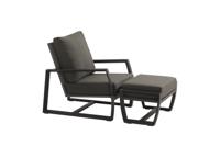 New Mauritius lounge tuinstoel met voetenbank