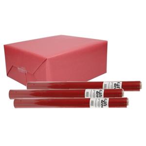 Cadeaupapier rood kleurig - 3x - 500 x 50 cm - kadopapier / inpakpapier - 60 grams