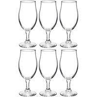 6x Stuks luxe bierglazen voor speciaalbier 260 ml