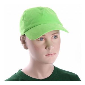 Kinder baseball caps lime