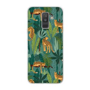Luipaard 2: Samsung Galaxy A6 Plus (2018) Transparant Hoesje