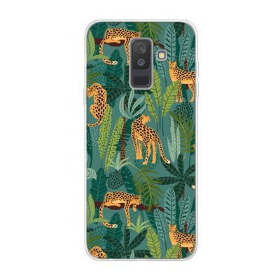 Luipaard 2: Samsung Galaxy A6 Plus (2018) Transparant Hoesje