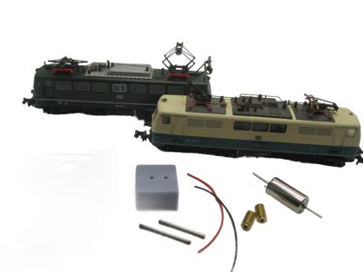 micromotor nf017G N ombouwset voor Fleischmann BR 110, 111, 140