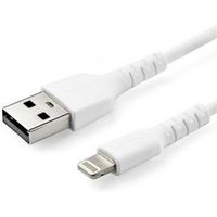 StarTech.com 1 m USB naar Lightning kabel Apple MFi gecertificeerd wit - thumbnail