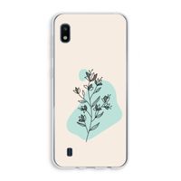 Violets are blue: Samsung Galaxy A10 Transparant Hoesje