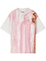 Jil Sander T-shirt met print - Roze - thumbnail