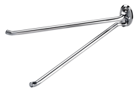 Cornat Handdoekhouder Rond 2Dlg Ch - T319644