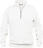 Clique 021033 Basic Half Zip - Wit - XS