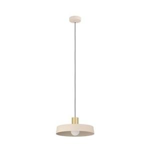 EGLO Valdiola Hanglamp - E27 - Ø 36 cm - Beige|Goud - Staal