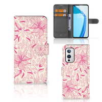 OnePlus 9 Hoesje Pink Flowers