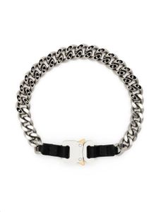 1017 ALYX 9SM collier ras-de-cou à boucle de sécurité - Argent