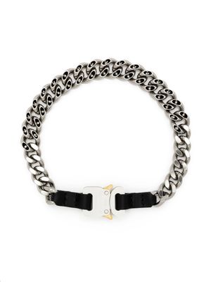 1017 ALYX 9SM collier ras-de-cou à boucle de sécurité - Argent