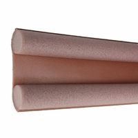 Tochtstrip - tochtwering - bruin - foam - 100 x 3,5 cm - deur tochtstopper - Tochtstrippen - thumbnail