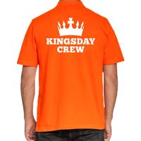 Koningsdag polo t-shirt oranje Kingsday Crew voor heren 2XL  - - thumbnail