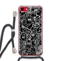 Vexx Black City : iPhone SE 2020 Transparant Hoesje met koord