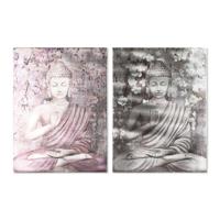 Canvas Home ESPRIT Pijnboom Canvas 60 x 2,7 x 80 cm