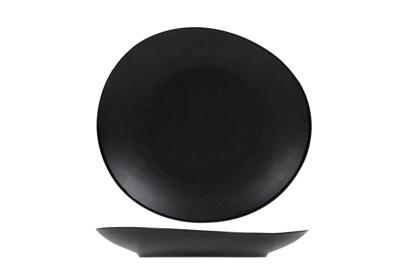 Cosy & Trendy Ontbijtborden / Dessertborden Vongola Black - 22 x 20 cm - 4 Stuks