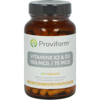 Vitamine K2 100 mcg & D3 75 mcg