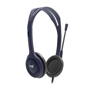 Logitech 5 Units Bundle Of Wired 3.5 mm headset with Microphone for educational use Bedraad Hoofdband Oproepen/muziek Blauw