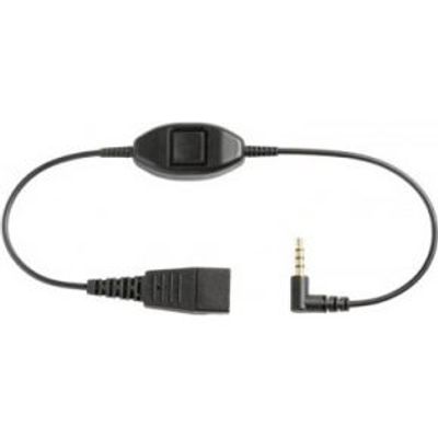 Jabra QD/3.5mm QD 3,5 mm Zwart