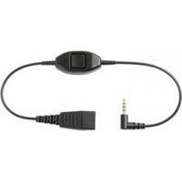 Jabra QD/3.5mm QD 3,5 mm Zwart