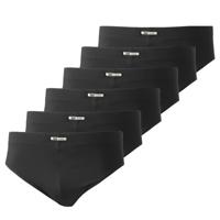 Set Heren slip microfiber 6-pack zwart