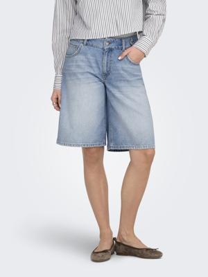 Only Onlloran Bermuda Shorts Wide Dnm Pim 15373946 Korte Broeken 5012662 Light Blue Denim