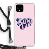 Superlady: Pixel 4 Transparant Hoesje met koord