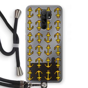 Musketon Anchor: Xiaomi Redmi 9 Transparant Hoesje met koord