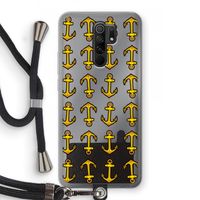 Musketon Anchor: Xiaomi Redmi 9 Transparant Hoesje met koord