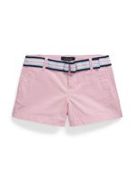 Ralph Lauren Kids short chino à taille ceinturée - Rose - thumbnail