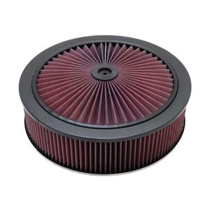K&N 130mm flens, 14'' diameter, 143mm Hoogte met X-Stream deksel (66-3020) 663020