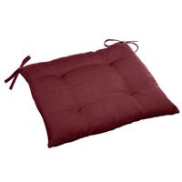 Hesperide Tuinstoelkussen - bordeaux rood - uv-bestendig - 40x4cm   -