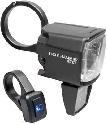 Trelock koplamp lighthammer ls 930-hb e-b 12v dc 130 lux