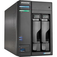 Asustor lockerstor 2 as6702t nas (zwart, 2x lan, hdmi, usb)