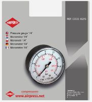 Airpress Manometer 1/4 ext. Achter 4345219 - thumbnail