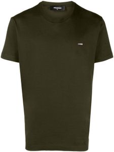 DSQUARED2 t-shirt en coton à plaque logo - Vert