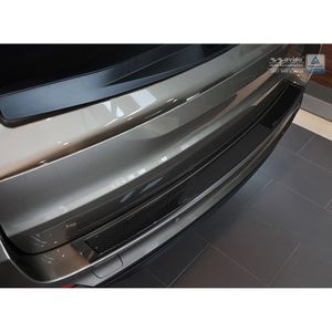 RVS Bumper beschermer passend voor 'Deluxe' BMW X5 (F15) 2013-2018 Zwart/Zwart Carbon AV244038