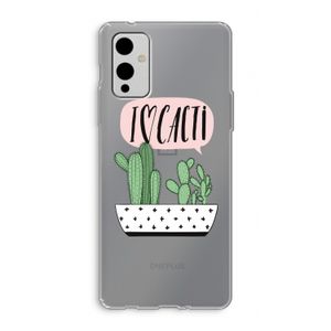I love cacti: OnePlus 9 Transparant Hoesje