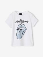 Meisjesshirt The Rolling Stones® wit - thumbnail
