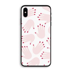 Hands pink: iPhone X Biologisch afbreekbaar hoesje
